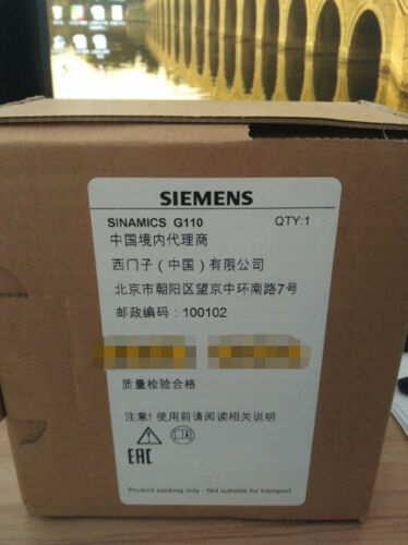 1PC New Siemens 6SL3210-1KE11-8UB2 G120C Industry Inverter 0.55KW Brand