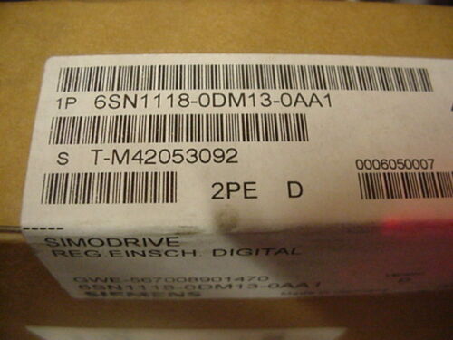 New NiB SEALED Siemens Simodrive module 6SN1118-0DM13-0AA1