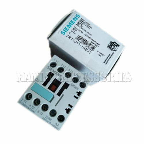 1PC New in box Siemens 3RT1017-1BB42 Contactor DC24V One year warranty
