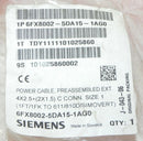 NEW SIEMENS 6FX8002-5DA15-1AG0 POWER CABLE 6M 6FX80025DA151AG0