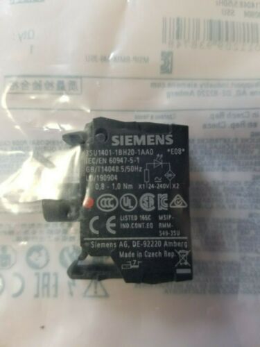 NEW-Siemens-3SU1401-1BH20-1AA0-LED-Module-With-Integrated-LED-24-240VAC