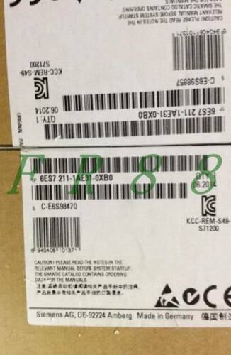 ONE NEW Siemens 6ES7 211-1AE31-0XB0 6ES7211-1AE31-OXBO