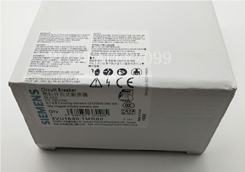 1PC New Siemens 3VU1640-0MR00 3VU16400MR00 Motor Protection Circuit Breaker