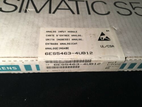Siemens Analog Module 6ES54634UB12 NIB