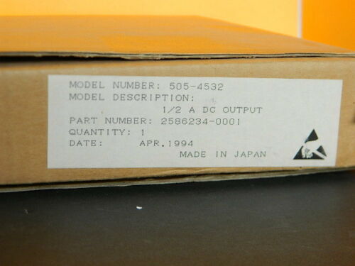 NEW SEALED SIEMENS 505-4532 DIGITAL OUTPUT MODULE 5054532