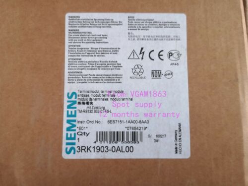 1PC SIEMENS 3RK1903-0AL00 New