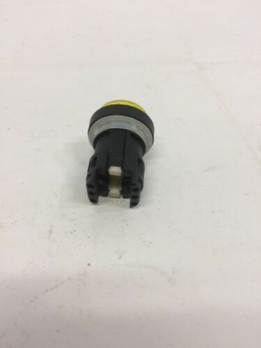 Siemens 3SB30 01-0BA31 Push Button and Holder Yellow Switch