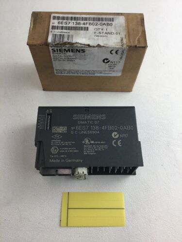 NEW SIEMENS 6ES7 138-4FB02-0AB0 DIGITAL OUTPUT