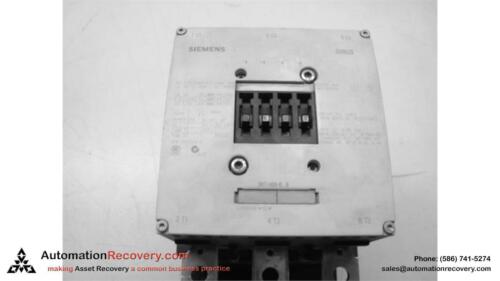 SIEMENS 3RT1466-6AB36 CONTACTOR, RESIST, 275A, 110-127V, 3-POLE, NEW