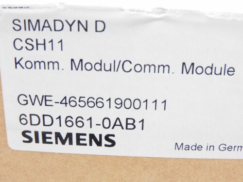 SIEMENS 6DD1661-0AB1 NSFS
