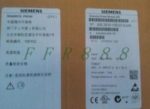 ONE NEW Siemens 6SL3210-1SE23-2UA0