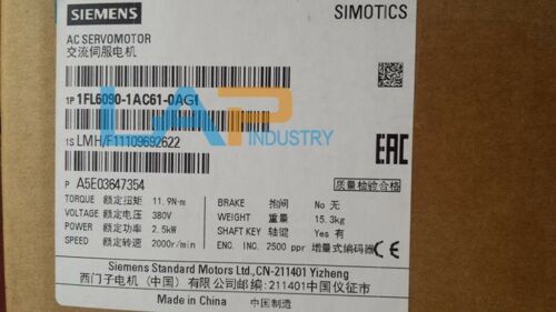 NEW IN BOX For SIEMENS Servo Motor 1FL6090-1AC61-0AG1
