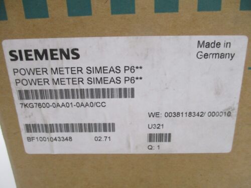 SIEMENS 7KG7600-0AA01-0AA0/CC NSFS