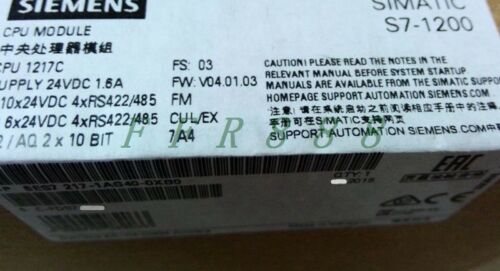 ONE NEW Siemens 6ES7 217-1AG40-0XB0 6ES72171AG400XB0