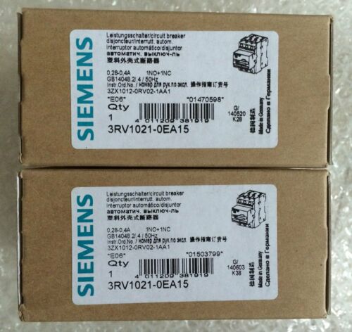 1PC New Siemens 3RV1021-0EA15 0.28-0.4A In Box One year warranty#XR