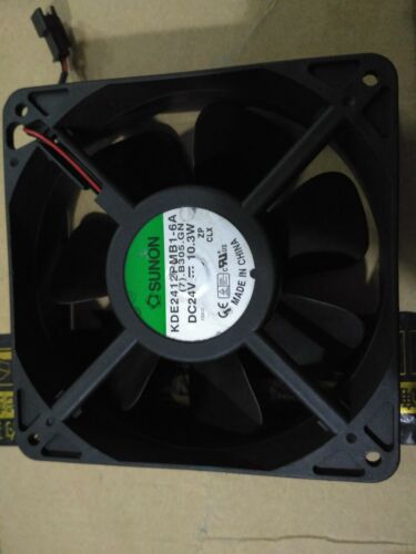 1pcs New SUNON fan 12CM KDE2412PMB1-6A 24V 10.3W for Siemens Inverter fan