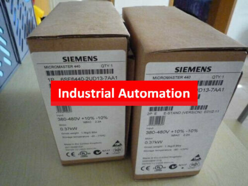1PC New In Box Siemens Inverter 6SE6 440-2UD13-7AA1 380V 0.37KW