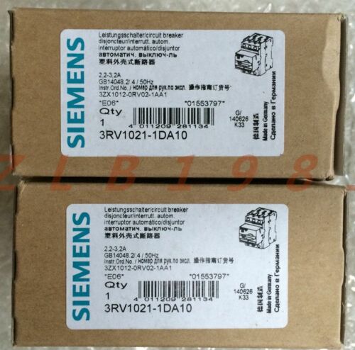 ONE NEW- Siemens 3RV1021-1DA10