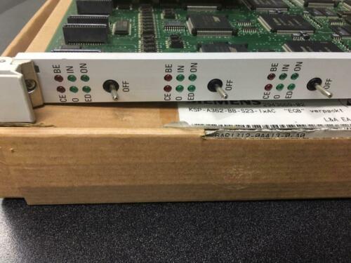 SIEMENS KSP A362-BB-S23-1XAC Motor Controller Card 00356817s07