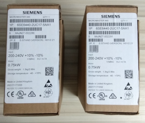 1PC NEW SIEMENS 6SE6440-2UC17-5AA1 6SE64402UC175AA1