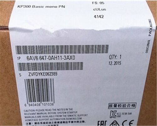 1 Pcs Siemens Hmi 6AV6 647-0AH11-3AX0 (6AV66470AH113AX0) kf