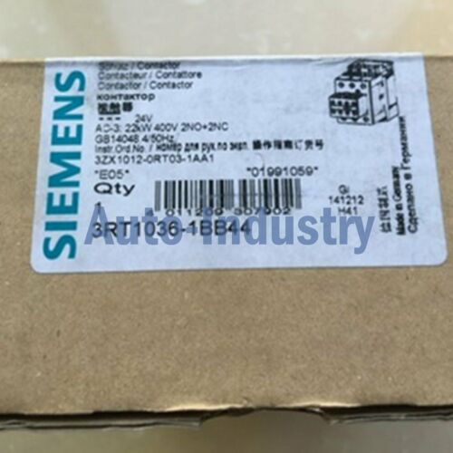 1PC New in box Siemens 3RT1036-1BB44 One year warranty 3RT10361BB44