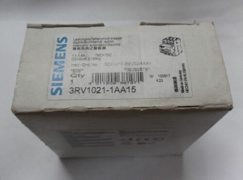 NEW Siemens Circuit Breaker 3RV1021-1AA15 3RV10 21-1AA15 1.1-1.6A free ship