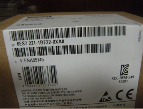 Brand New in box SIEMENS PLC 6ES7221-1BF22-0XA 6ES72211BF220XA