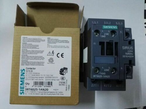 Siemens 3RT6025-1AN20 AC220V contactor New