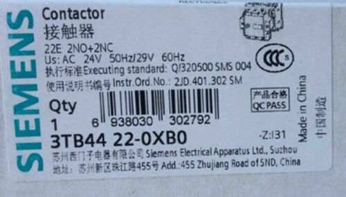 1PC NEW SIEMENS 3TB4422-0XB0 24V free shipping