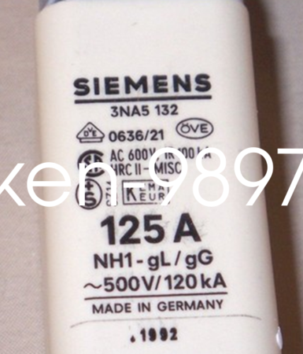 1PC New Siemens 3NA5132 3NA5 132 125A 500V 120KA gL/gG NH1