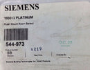 QTY 2 SIEMENS FLUSH MOUNT ROOM SENSOR 544-973 1000 OHM PLATINUM FREE SHIPPING
