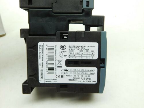 SIEMENS 3RA21100HA151AK6 COMBINATION STARTER NEW IN BOX! LV