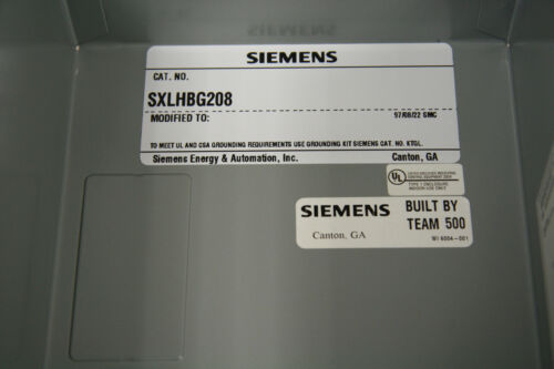 Siemens SXLHBG208 Enclosed Starter Contactor 3TF41 208V 60Hz Coil New in Box