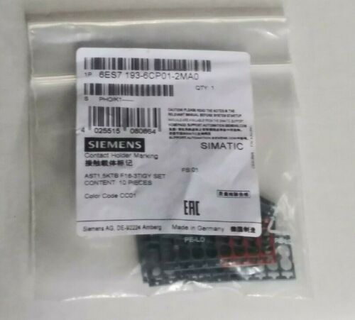 SIEMENS 6ES71936CP012MA0 Contact Holder Marking
