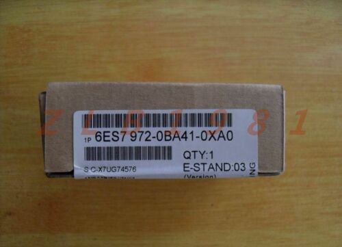 ONE NEW- Siemens 6ES7 972-0BA41-0XA0