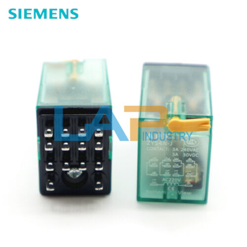 QTY:2 NEW For Siemens APT Intermediate Relay ZYS4N-J AC220V