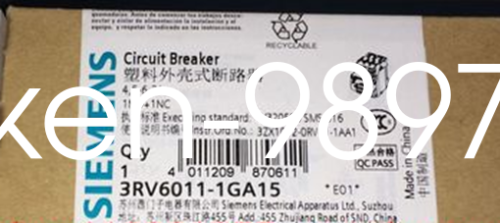 1PC New Siemens Circuit Breaker 3RV6011-1GA15 #RS8