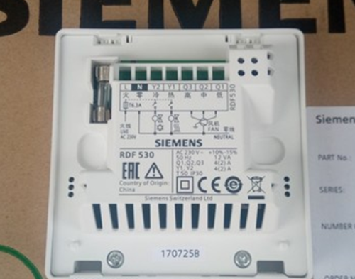 1PC NEW For SIEMENS fan coil room thermostat RDF530 four control