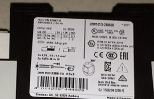 1PC New For Siemens 3RN1013-2BB00 24 AC/DC Motor protection relay #WM06
