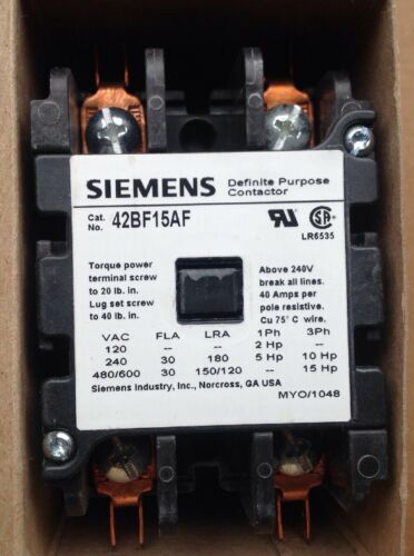 Siemens Contactor 42BF15AF
