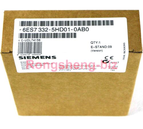 ONE Siemens 6ES7332-5HD01-0AB0 6ES7 332-5HD01-0AB0 SM 332 Output NEW IN BOX