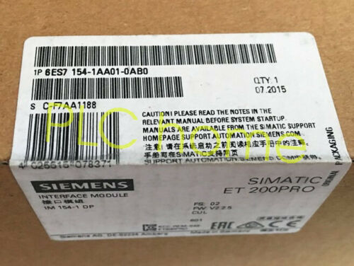 SIEMENS 6ES7154-1AA01-0AB0 6ES71541AA010AB0 1PSC NEW*
