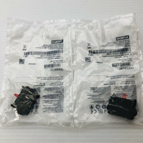 LOT OF 2 SIEMENS 3SU1400-1AA10-3CA0 CONTACT MODULE GB/T14048.5/50Hz /G190627 580