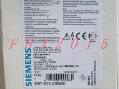 ONE NEW SIEMENS Time Relay 3RP1525-2BW30