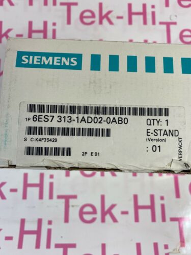 Siemens Simatic 6ES7 313-1AD02-0AB0 / 6ES7313-1AD02-0AB0 overnight shipping