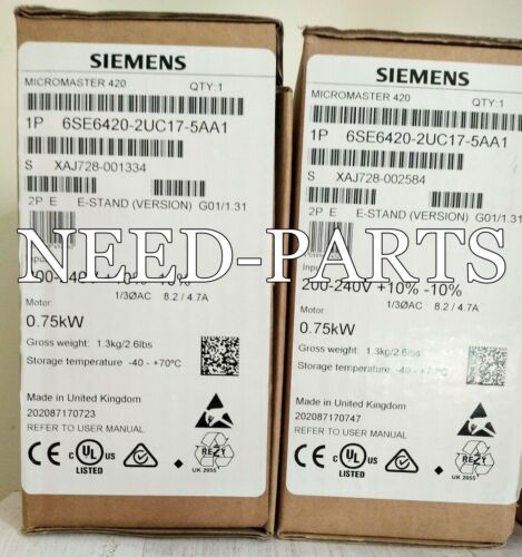 1PC NEW Siemens 6SE6 420-2UC17-5AA1