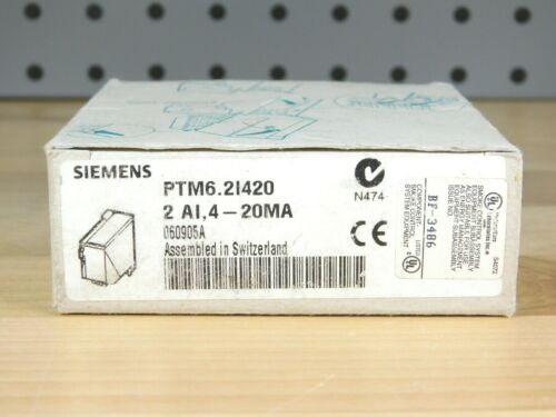 NEW - Siemens PTM6.2I420 Termination Module Smoke Control System