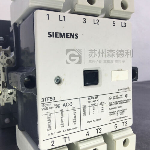 NIB SIEMENS 3TF50 44-0AP0 PROTECTIVE 3TF50440AP0 55kw contactor