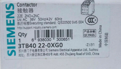 SIEMENS 3TB4022-0XG0 36V New #YY0